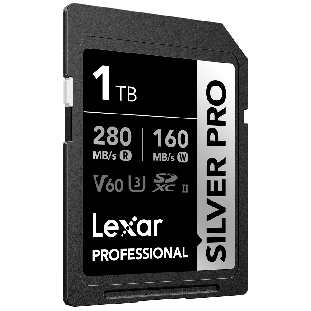Lexar® Professional SILVER PRO SDXC™ UHS-II 存储卡